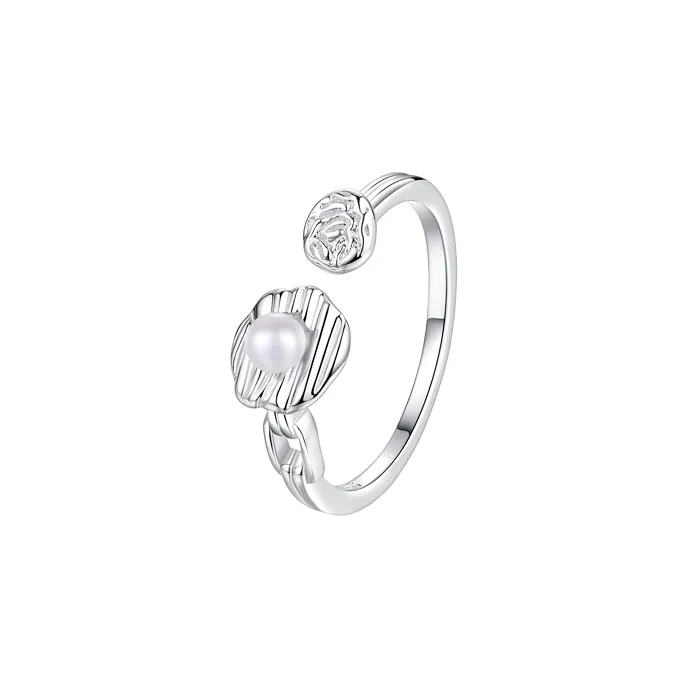 ZHENZHUAOMI Freshwater Pearl Rings Women's-0