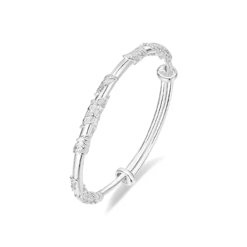 LIU GUI FU JEWELRY S999 Fine Silver Sterling Silver Bracelets Women's
