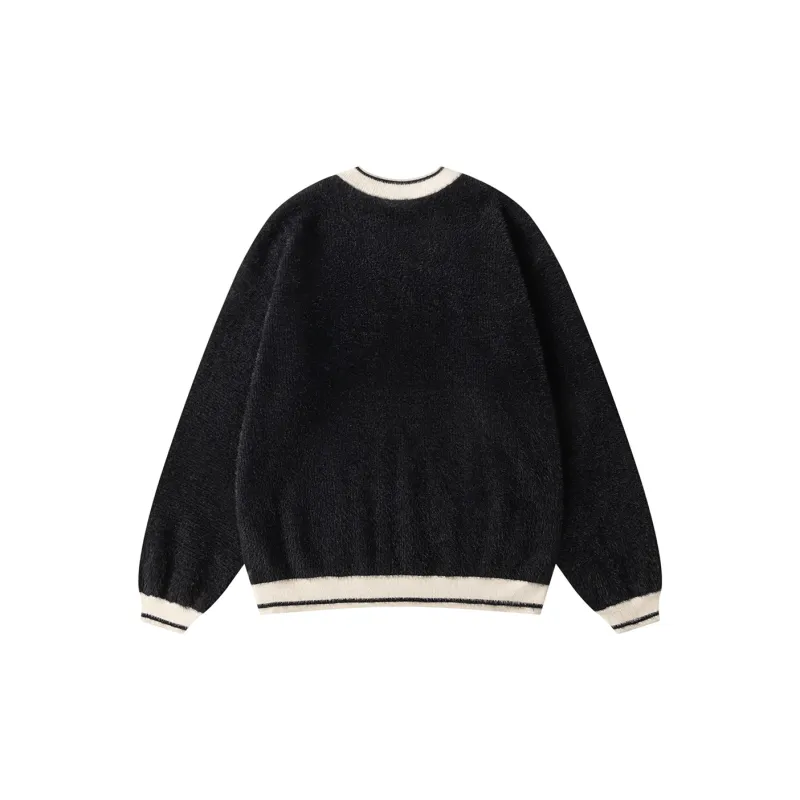Heartboon Sweaters Unisex Black-1