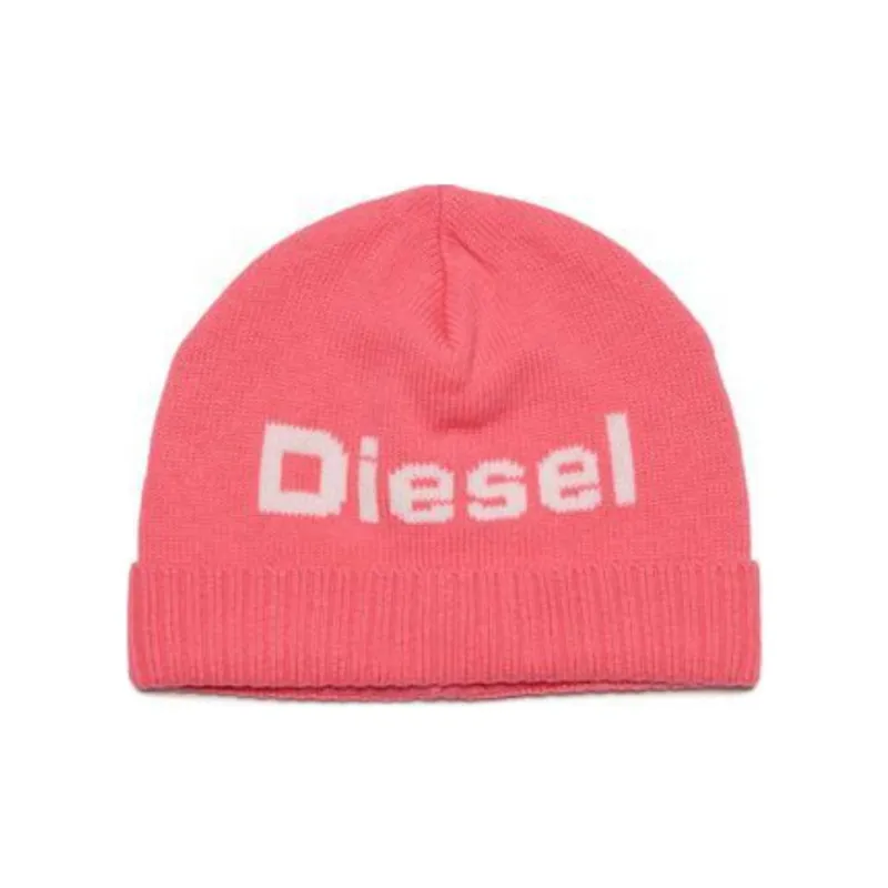 DIESEL Fcosel-Ski Logo Intarsia-Knit Beanie-0
