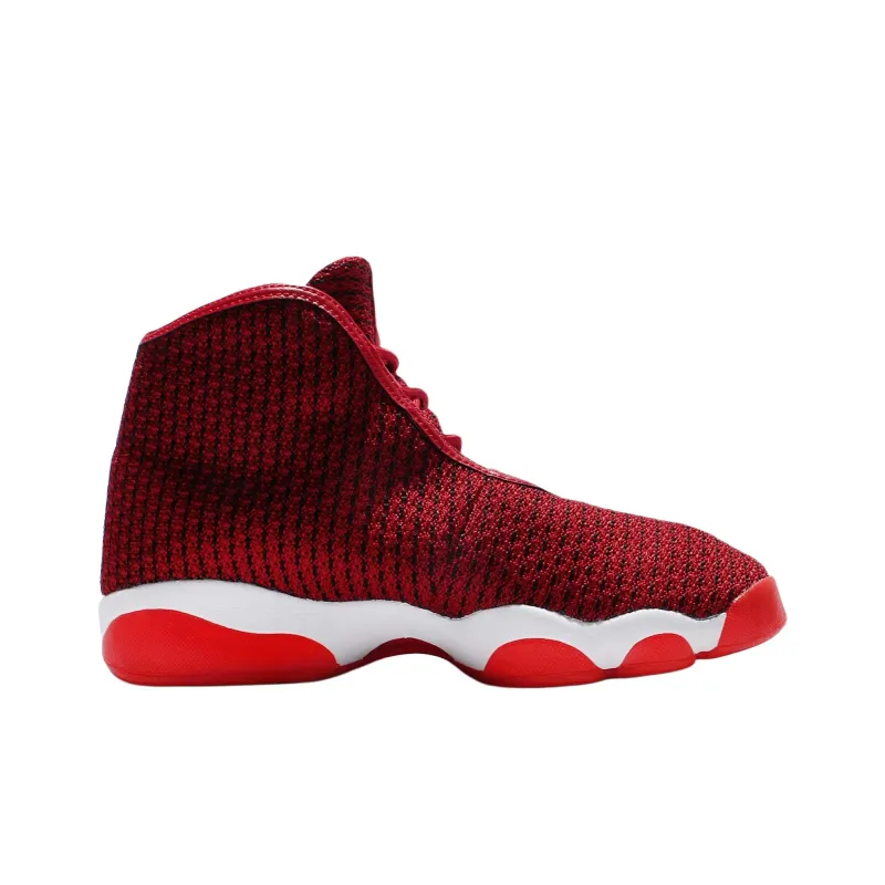 Jordan Horizon Anti-Slip Wear-Resistant High-Top Children's Basketball Shoes Red Teenagers-1