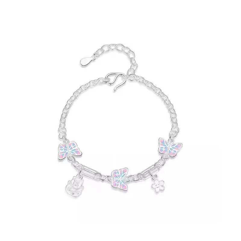 Happy Tide 999 Fine Silver Bracelets Women's-4