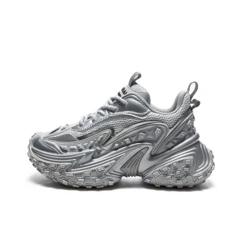 MQ Cushioned Slip Resistant Low Top Chunky Sneakers Unisex