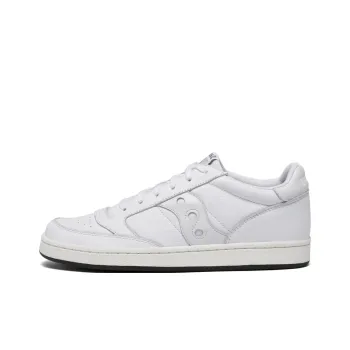 Saucony Jazz Court Anti Slip Wear Resistant Low Top Skateboard Shoes Unisex White
