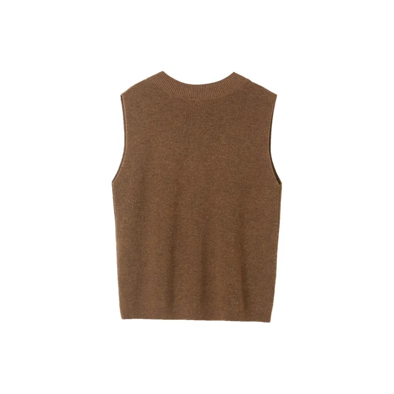 3COLOUR Knitwear Women's Hazelnut Brown-1
