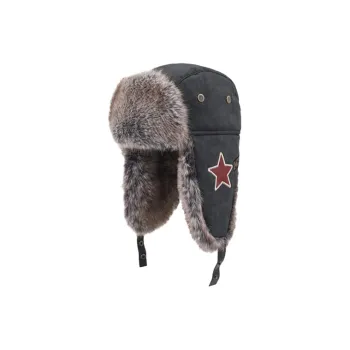 FREE RABBITⅡ Korean Style Vintage Northeast Cycling Windproof Cold Resistant Trapper Hats Unisex