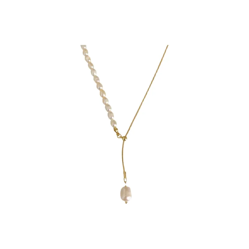 WAW Gold Plated Copper Necklaces Women's-0