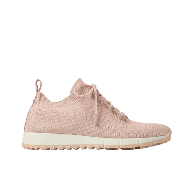 Jimmy Choo Veles Low Top Casual Shoes Women's Pink-1