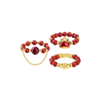 ZEGL Jade Rings Women's