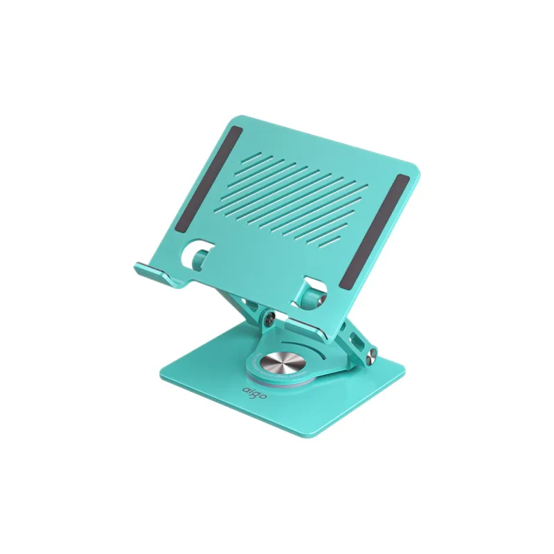 AIGO M22 Tablet Stand IPad Desktop Foldable 360 Rotating Binge-Watching Portable Metal Stand For Lazy People All-2