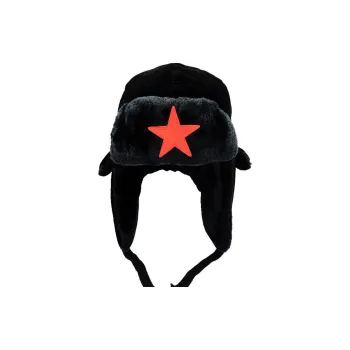 Yamaichi Maru Flocked Cloth Trapper Hats Unisex