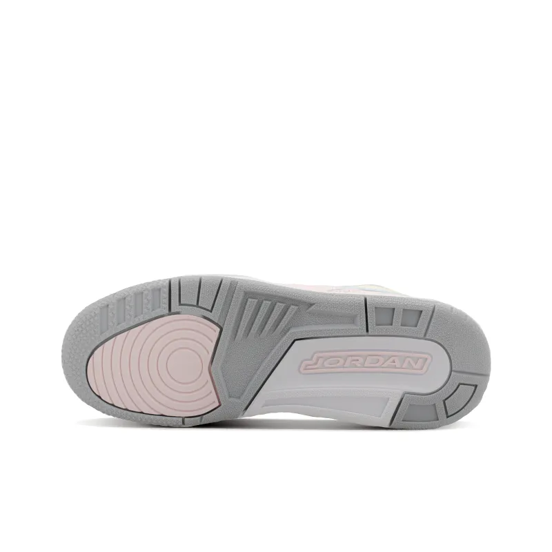 Jordan Legacy 312 Cushioning, Wear Resistant Low Top Children's Basketball Shoes Blue Pink Yellow Unisex-5