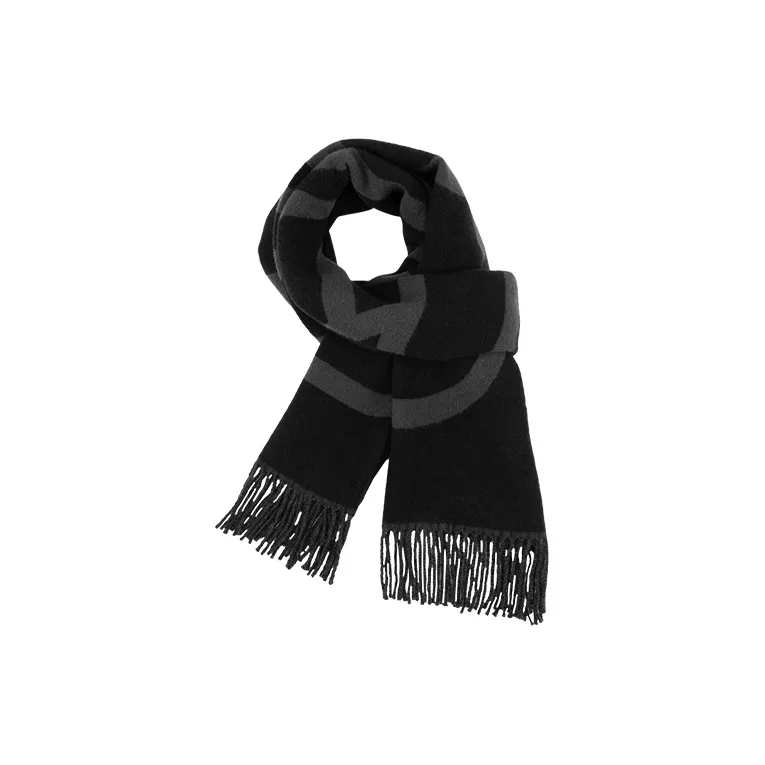CALVIN KLEIN Knit Scarves Men's Space Black-1