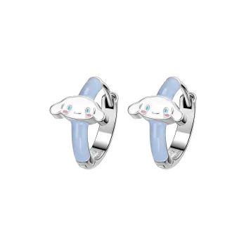 TIDECOLOR Yugui Dog S925 Silver Earrings Women's Blue