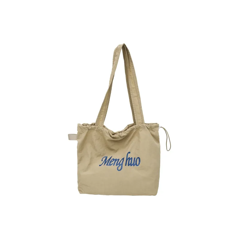 DCLOUD Nylon Tote Bag Shoulder Bag Women's Yellow/White/Gray/Black/Blue/Khaki/Red-17