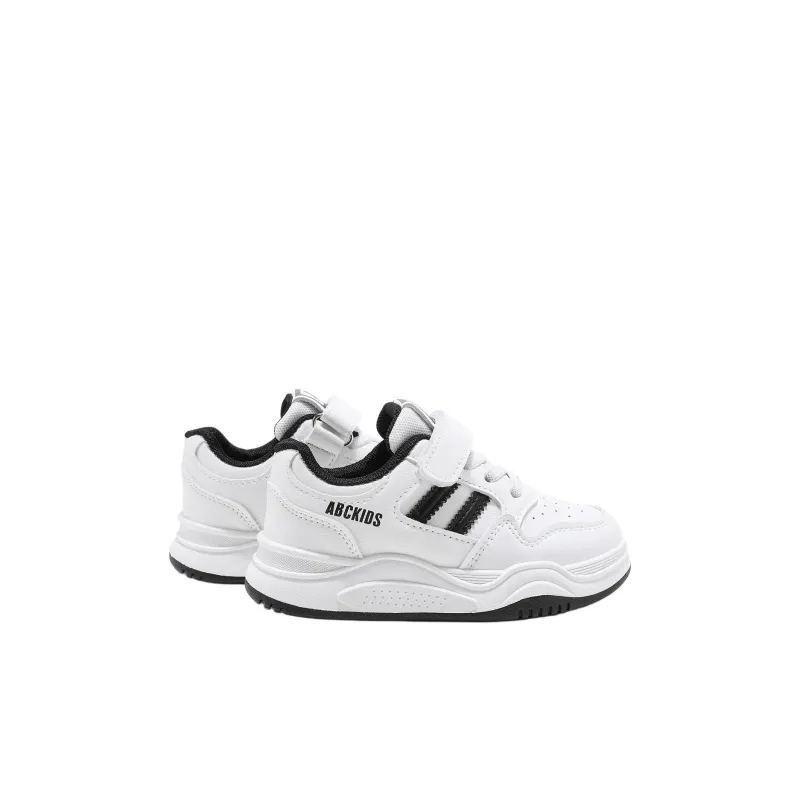ABC KIDS Slip Resistant Anti Kick Lightweight Cushioning Kids Lifestyle Shoes Black Kids'-4