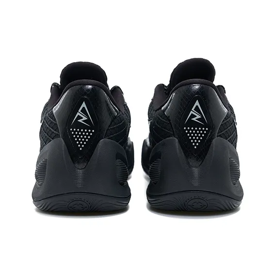 RIGORER Reeves Generation Cushioning Anti Slip And Wear Resistant Low Top Basketball Shoes Men's Black-4