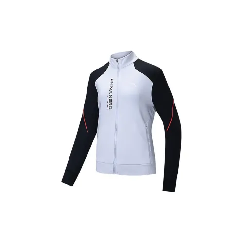 Anta Variety Training Collection Jackets Coats Women's Snowflake White/Basic Black