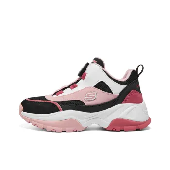 Skechers Kozmiks Slip Resistant Cushioning Abrasion Resistant Thermal Kids Lifestyle Shoes Pink/Black Teenagers