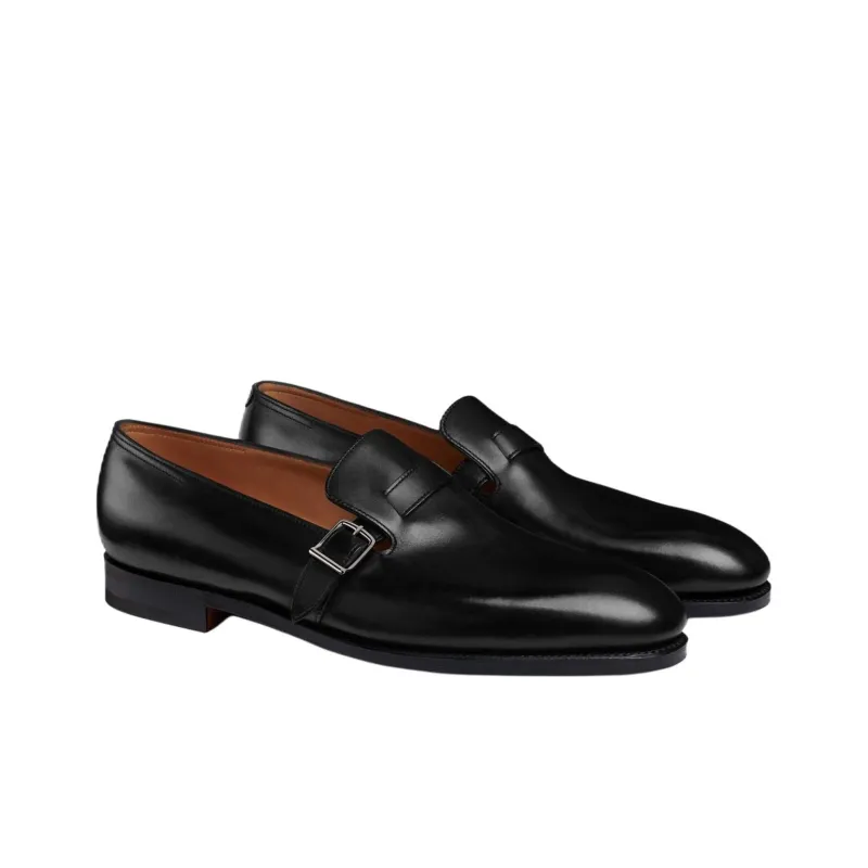JOHN LOBB Delano Loafers Men's Black-2