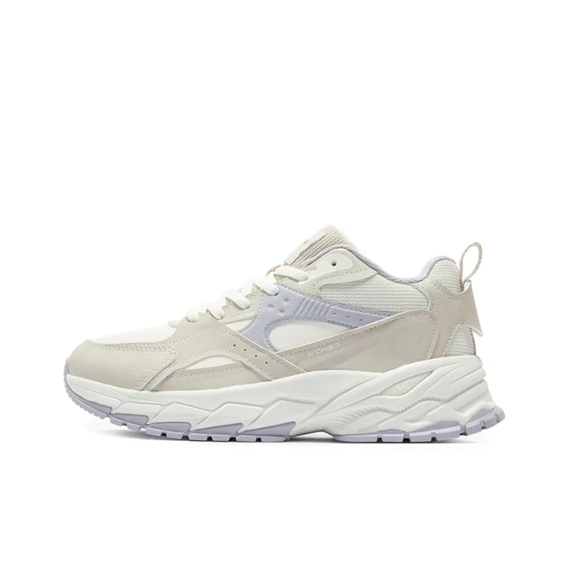 361° Slip Resistant, Abrasion Resistant, Thermal Low Top Casual Shoes Women's Beige Purple-0