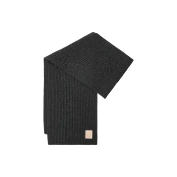LOEWE Cashmere Knit Scarves Women's Black