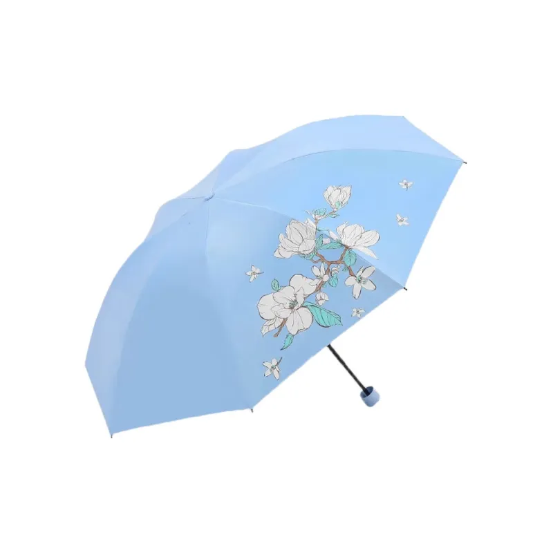 Heavenly Umbrella Ultraviolet Sun And Rain Dual Use Folding Portable Sun Umbrella Unisex 2333833E Elegant Orchid-12