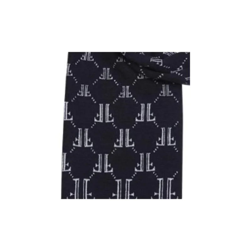 FILA Elastane Knit Scarves Unisex Dark Blue-2