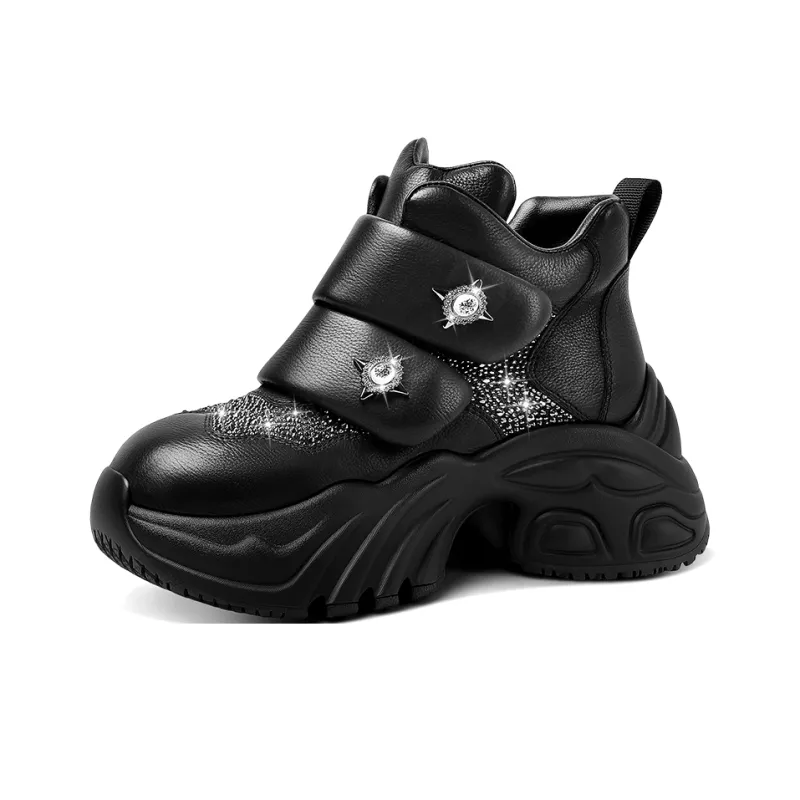 Hoov Height Increasing High-Top Chunky Sneakers Women's-5