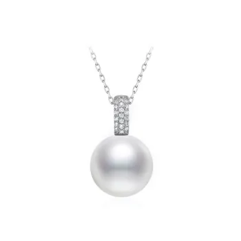 Luxury Beads Freshwater Pearl Necklace Pendant Women's