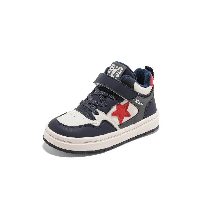 BIG WASP Slip Resistant Cushioning Wear Resistant High Top Kids' Skateboarding Shoes Kids'-8
