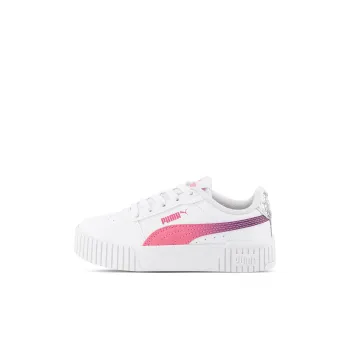 PUMA Anti Slip Wear Resistant Low Top Kids' Skateboarding Shoes White Children Aged 3 7 Years Old