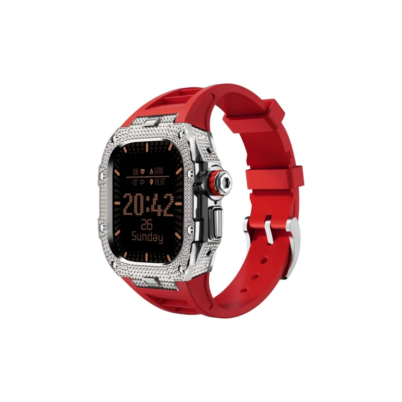 MSSM Watch Band Apple Compatibility Silicone Material-14