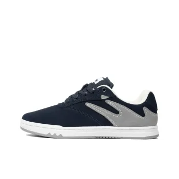 GOLUCK Cushioning, Wear Resistant Low Top Skateboard Shoes Unisex Blue Gray