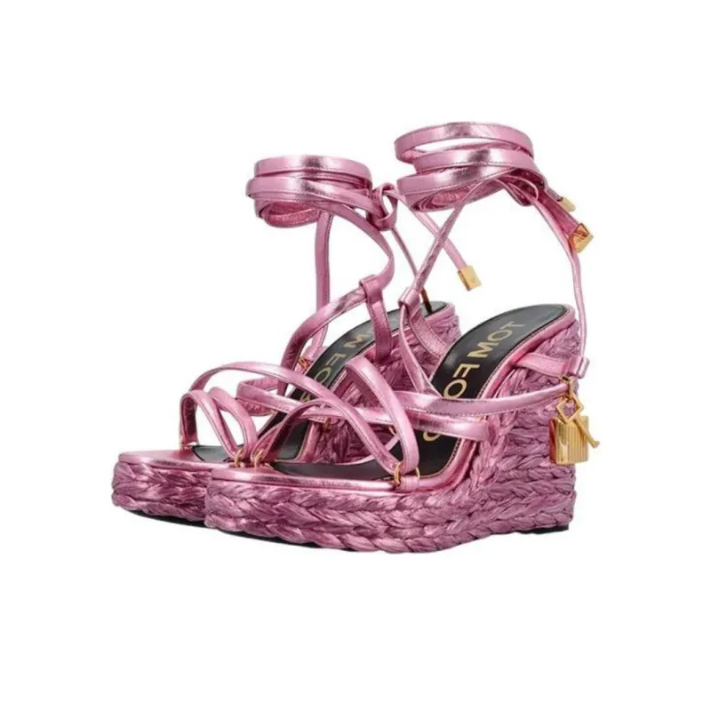TOM FORD One-Strap Sandals 11.5cm Women's Pink-3