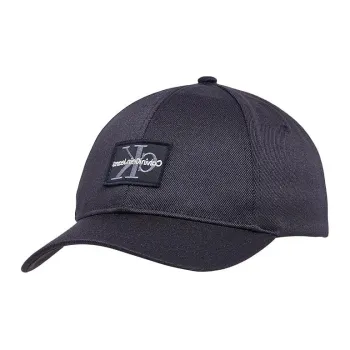 CALVIN KLEIN Polyester, Recycled Polyester Baseball Caps Men's Black