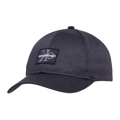 CALVIN KLEIN Polyester, Recycled Polyester Baseball Caps Men's Black