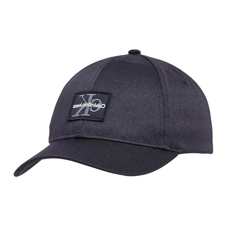 CALVIN KLEIN Polyester, Recycled Polyester Baseball Caps Men's Black-0