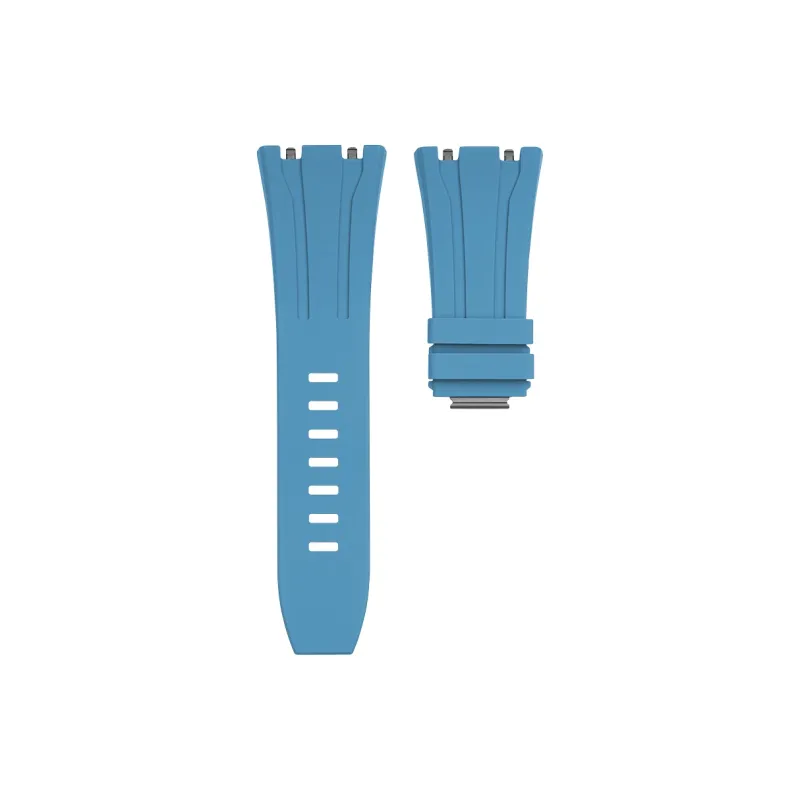 VAGENARI Watch Bands Rubber Strap Compatibility With Apple Royal Oak Offshore 26423BC One Button Quick Release Unisex-12