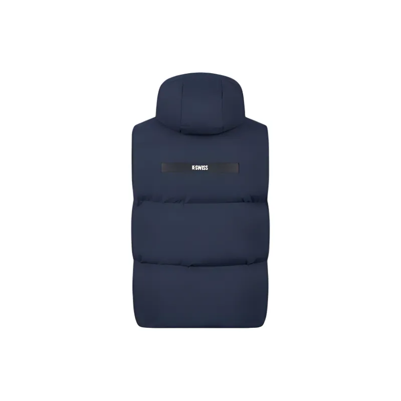 KSWISS FW24 Vest Men's Swallow Neck Blue-1
