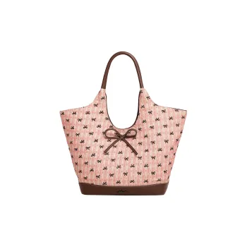 AILUXI Fabric Tote Bag Shopping Bag Shoulder Bags Regular Women's Soft Pink