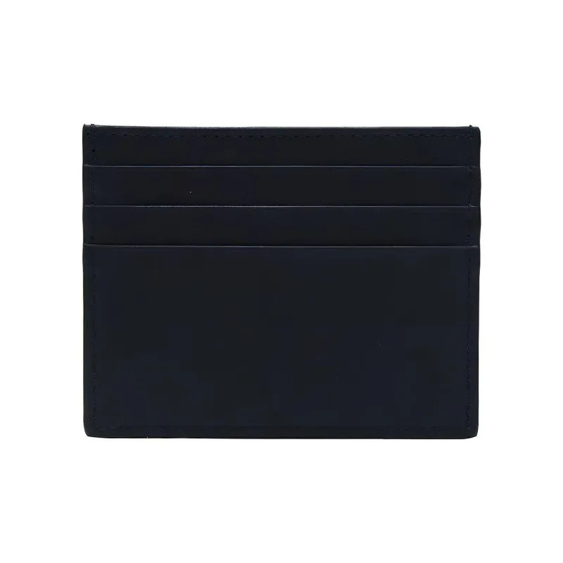 FENDI Calfskin Card Holder Men's Black-2