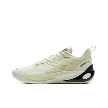 XTEP Anti Slip Wear Resistant Low Top Basketball Shoes Men's Yellow Green Black