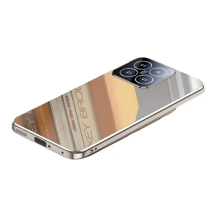 LONGYUGU Glass Material Advanced Ice Crystal Heat Dissipation Phone Case Compatible With Xiaomi 13/14/Pro Series-7