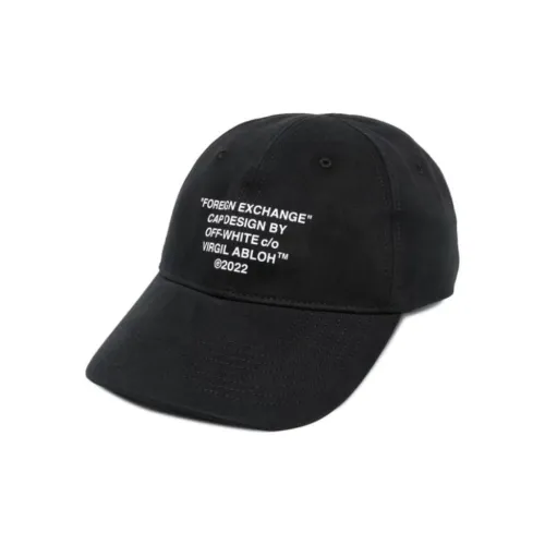 OFF WHITE Baseball Caps Men's Black
