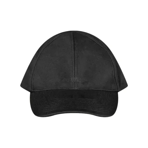 OFF-WHITE Cotton Baseball Caps Men's Black