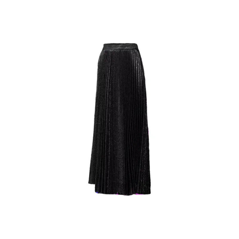 LOUIS VUITTON Monogram Jacquard Pleated Skirt-2