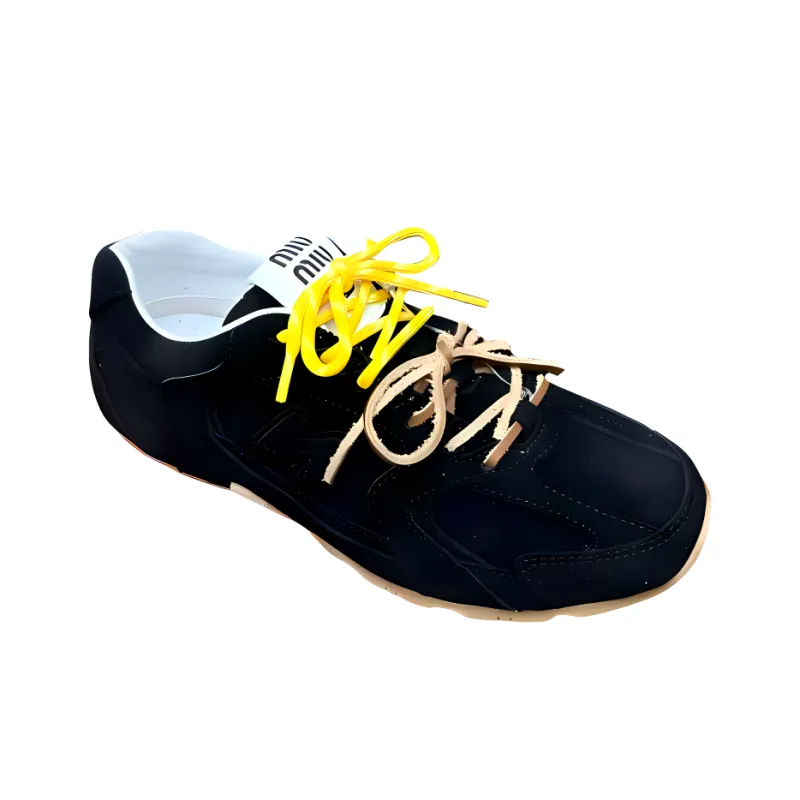 New Balance x MIU MIU Slip Resistant Low Top Casual Shoes Unisex Black-2