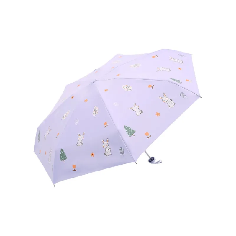 Heavenly Umbrella Ultraviolet Sun And Rain Dual Use Umbrella Vinyl Foldable Portable Sun Umbrella For Unisex-8
