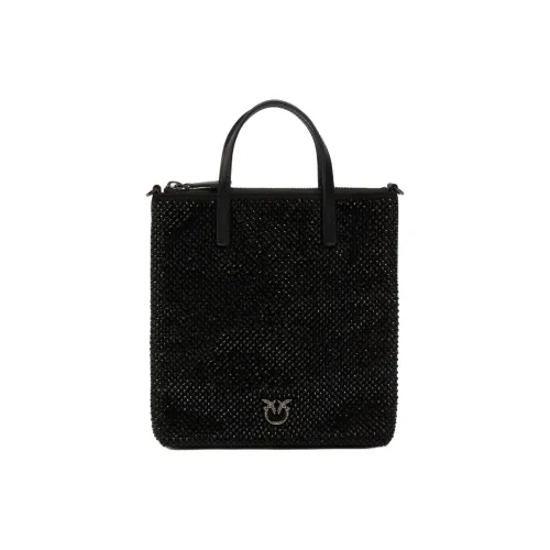 PINKO Nylon Tote Bag, Shopping Bag, Shoulder Bag, Crossbody Bag, Handbag Trumpets Women's Black